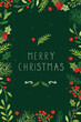 Merry and Bright Corporate Holiday greeting card.