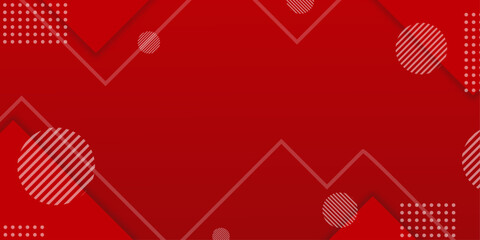 Geometric red shape background