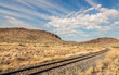 railway in the desert