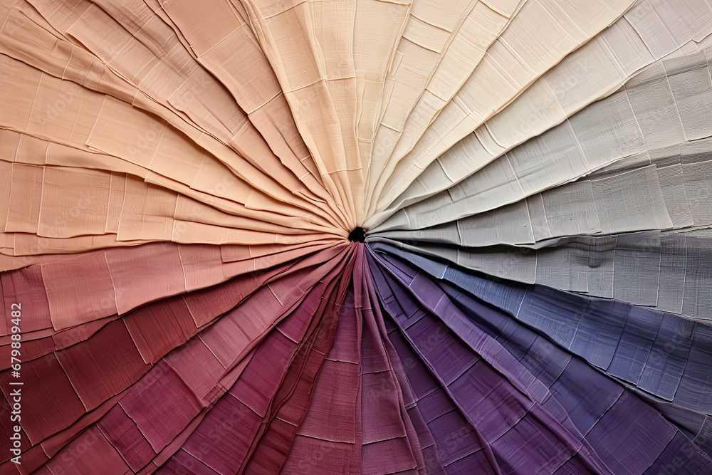 Color Wheel Delight: Fabric Texture Surface for Interior Wall Design ...