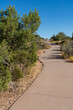 Paved Accessibility path leading from the Visitors Center to the Little Ruins Trail in Hovenweep National Monument