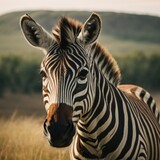 Fototapeta Konie - zebra in the wild