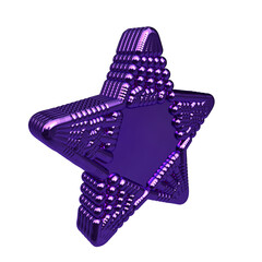 Wall Mural - Purple star