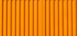 Fototapeta Psy - Orange box container striped line textured and background.