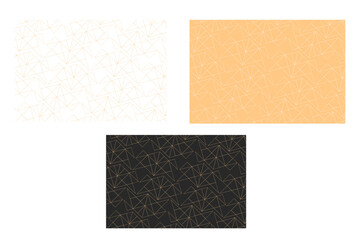 Wall Mural - Luxury gold background pattern seamless geometric line chevron abstract design vector. Christmas pattern collection
