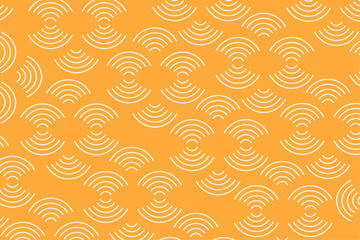 Wall Mural - Luxury gold background pattern seamless geometric line circle wave abstract design vector illustration. Christmas seamless pattern background.