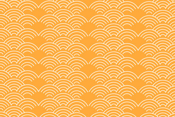 Wall Mural - Luxury gold background pattern seamless geometric line circle wave abstract design vector illustration. Christmas seamless pattern background.