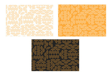 Wall Mural - Luxury modern gold background pattern seamless geometric line circle abstract design vector. Christmas pattern seamless background