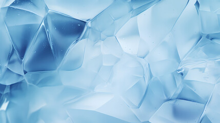 Wall Mural - Ice, artificial ice, studio ice poster web page PPT background, digital technology commercial photography background