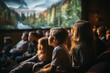 © lichaoshu - Children watching tv in the club