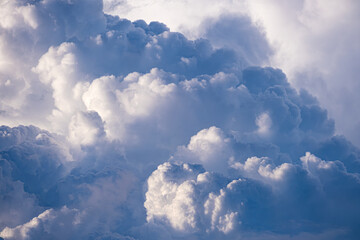 Texture group of white Blue clouds