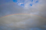 Fototapeta Tęcza - Sky and Rainbow After Rain