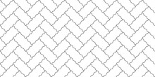 4x2 Zig Zag Paving Blocks. Seamless Interlocking Herringbone Brick Vector Texture. Subway Tiles Pattern. Modern Digital Resource Idea.