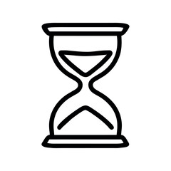 Sticker - hourglass icon illustration