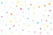cute small colorful starry pattern background design