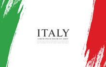 Flag Of Italy Vector Illustration