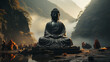 buddha statue in the valley