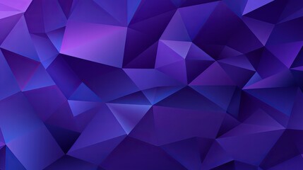 Wall Mural - 3d violet polygonal background