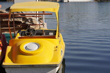 Yellow Boat On The River