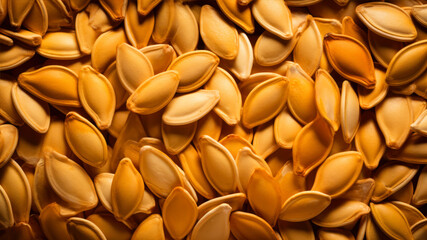 Pumpkin seeds background.