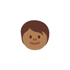 Sticker - Child: Medium-Dark Skin Tone