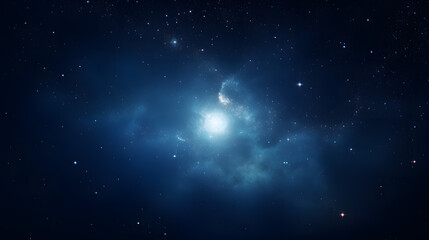 galactic core: dazzling stars and nebulae in deep space