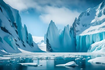 Wall Mural - iceberg in polar regions