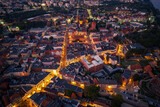 Fototapeta Miasto - Torun New Town during sunset, Poland