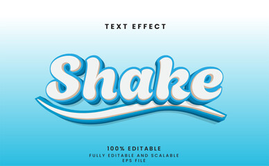 Canvas Print - Shake editable text effect	
