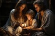 © nataliya_ua - holy family with Jesus
