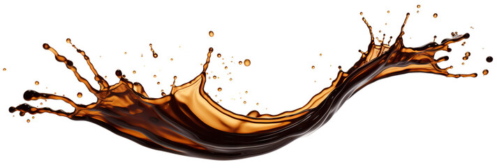 Soy sauce splash, cut out