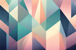 Abstract geometric background. Triangular low poly style. Generative AI