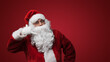 © Fxquadro - Santa Claus making a call me gesture, inviting holiday conversations