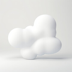 blender style 3d icon cloud system