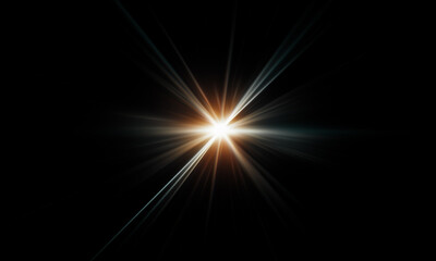 Wall Mural - psd light flare, glowing light explodes. light effect. ray. shining sun, bright flash.