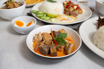 Wall Mural - Pork Panaeng Curry Food thailand style