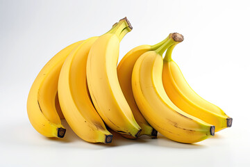 Wall Mural - Bananas isolated on white background