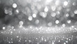 silver glitter background with shiny and bright effect used for festive celebration glamerous concept blurry silver abstract background holiday abstract glitter background with blinking lights