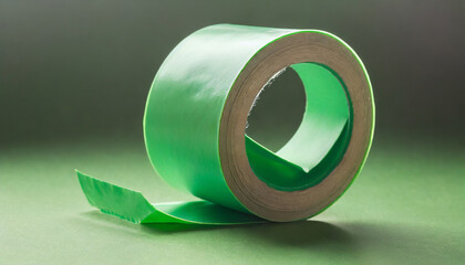 Wall Mural - green adhesive paper tape isolated