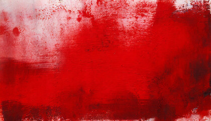 Wall Mural - red painted grunge texture
