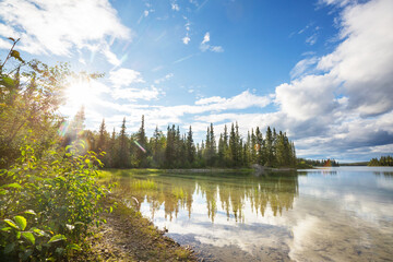 Wall Mural - Lake in Canada