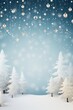 Cute and simple Christmas backdrop for a calming holiday wallpaper AI generated illustration