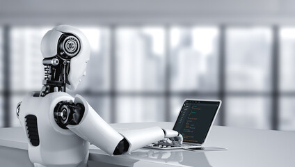 Software development programming on computer screen for modish application and program coding
