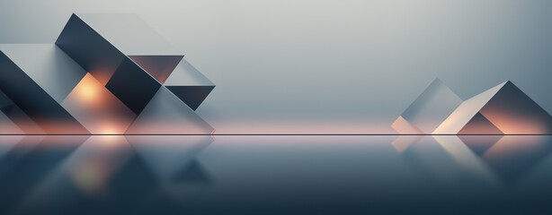 Wall Mural - abstract 3d business background