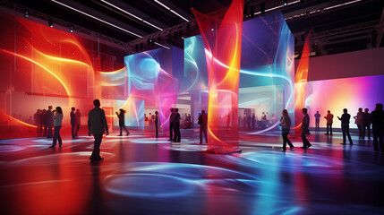 Vibrant Exhibition Hall