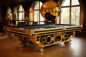 Billiard table background