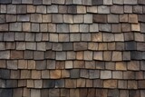 Fototapeta Desenie - Rustic Elegance: Wooden Slate Shingles Texture, generative AI