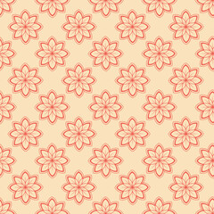  Seamless heart pattern background.Simple heart shape seamless pattern in diagonal arrangement. Love and romantic theme background.