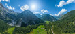 Sonniger Spätsommertag in Pfafflar im Bschlabertal am Hahntennjoch in Tirol