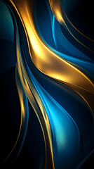 Poster - Abstract Blue background